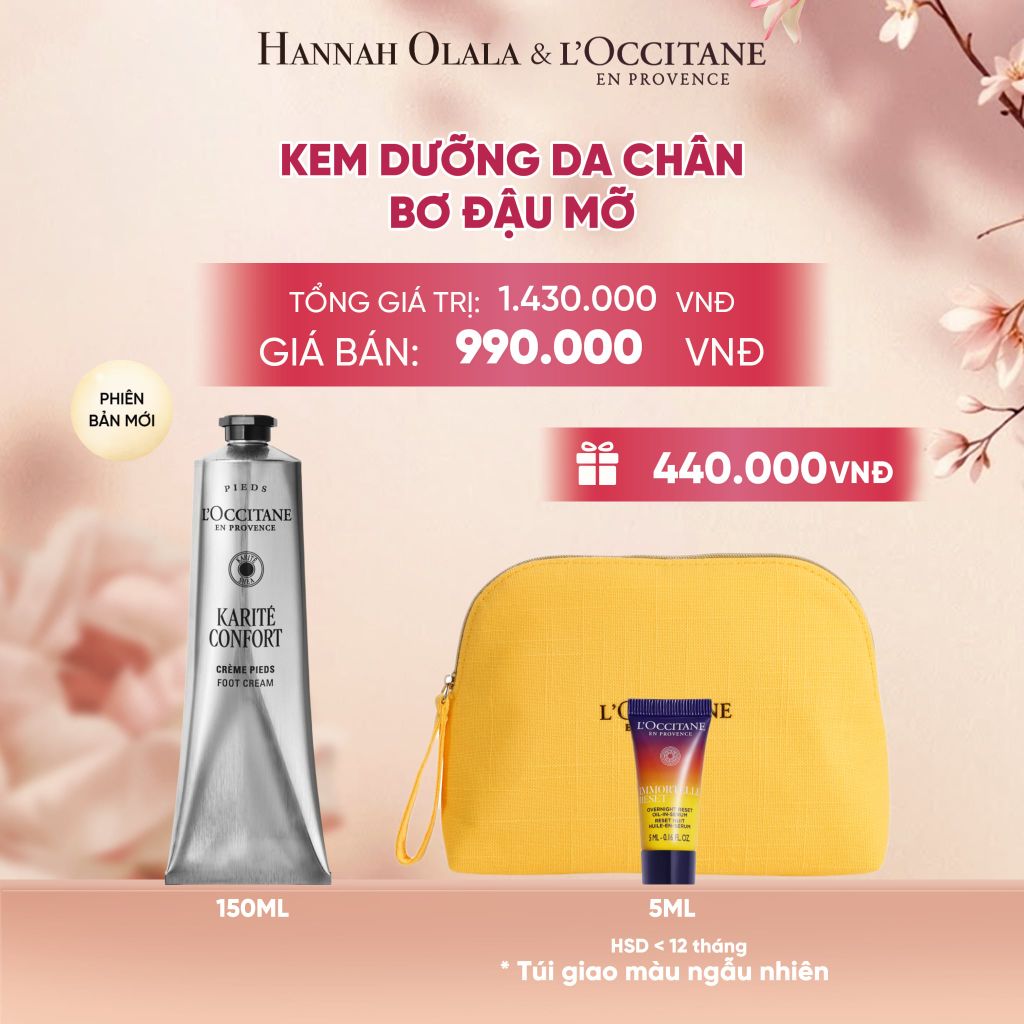  KEM DƯỠNG DA CHÂN BƠ ĐẬU MỠ LOCCITANE 150ML - A385 