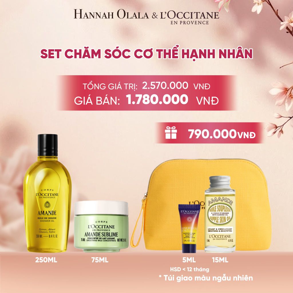  SET CHĂM SÓC CƠ THỂ HẠNH NHÂN LOCCITANE - A592 