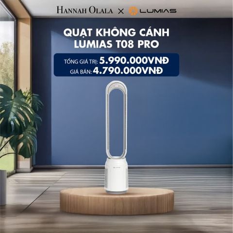  QUẠT KHÔNG CÁNH LUMIAS T08 SERIES - DEAL 20 