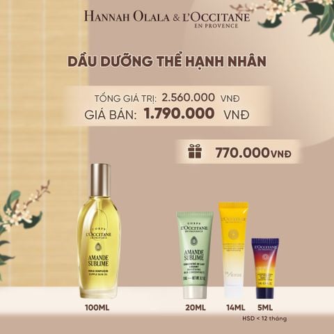  DẦU DƯỠNG THỂ HẠNH NHÂN LOCCITANE 100ML - A1502 