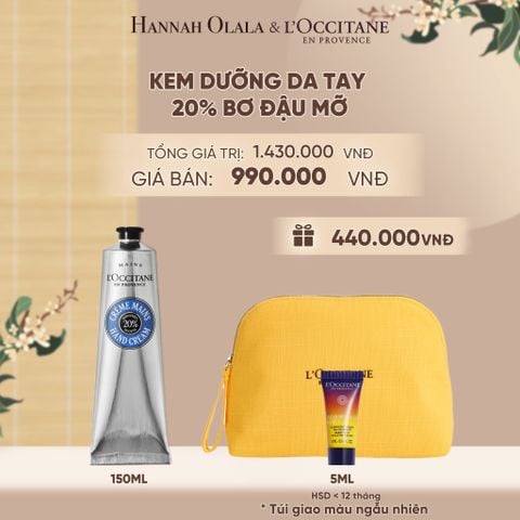  KEM DƯỠNG DA TAY BƠ ĐẬU MỠ LOCCITANE 150ML - A1503 