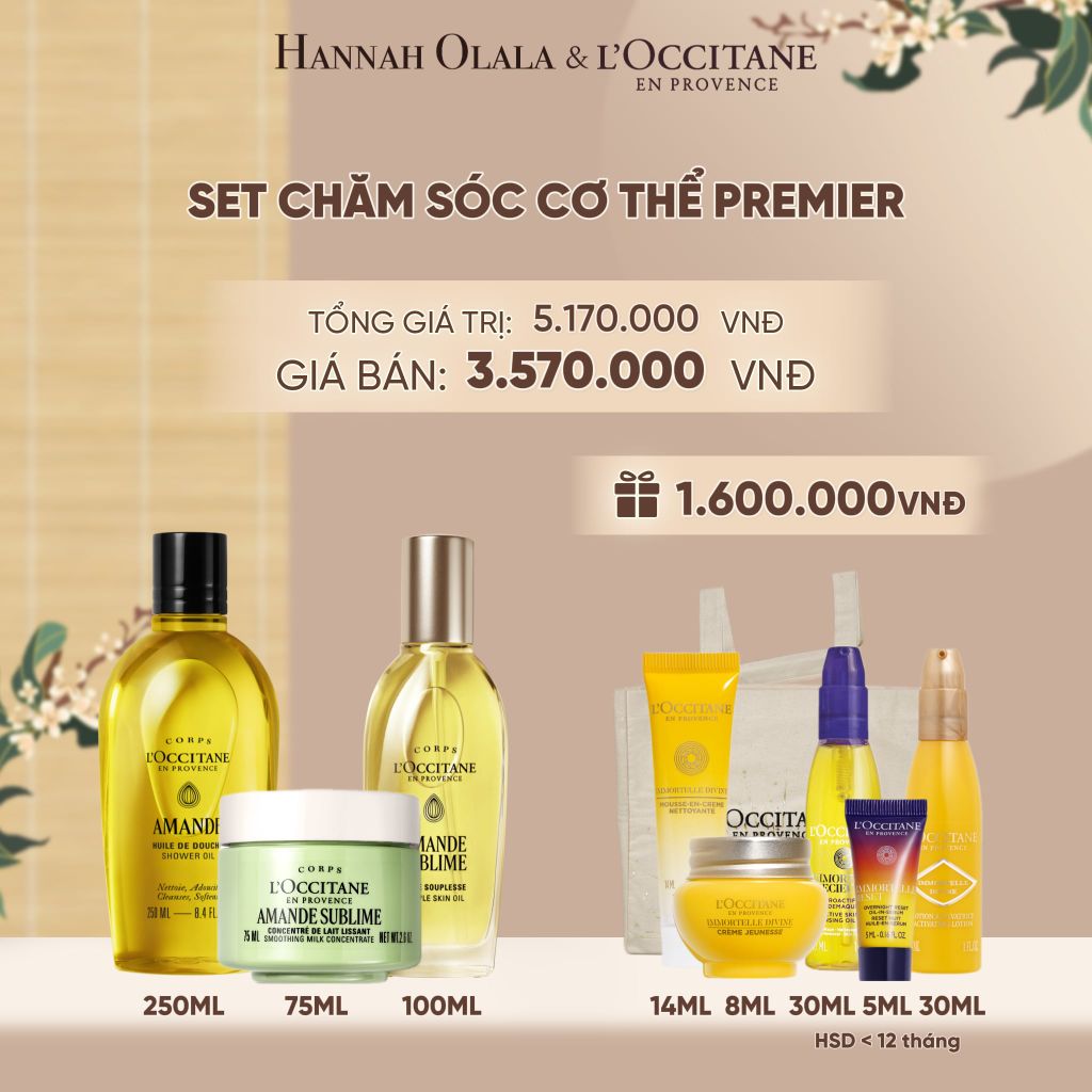  SET CHĂM SÓC CƠ THỂ PREMIER LOCCITANE - A1507 