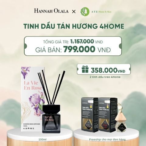  TINH DẦU TÁN HƯƠNG 4HOME 100ML DEAL 1: - A1357 