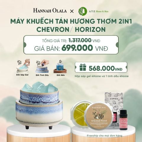  MÁY KHUẾCH TÁN HƯƠNG THƠM 2IN1 CHEVRON/ HORIZON DEAL 2: - A1362 