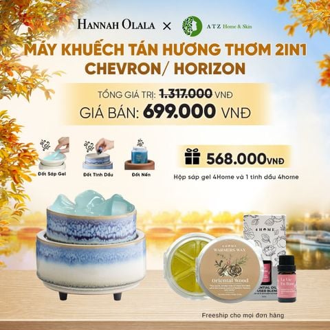  DEAL 2: MÁY KHUẾCH TÁN HƯƠNG THƠM 2IN1 CHEVRON/ HORIZON - E1714 