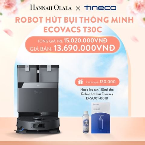 A263_DEAL 4: ROBOT HÚT BỤI THÔNG MINH ECOVACS T30C 