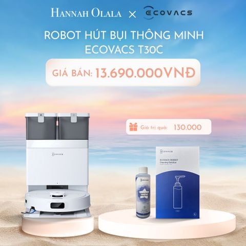  C561_DEAL 4: ROBOT HÚT BỤI THÔNG MINH ECOVACS T30C 