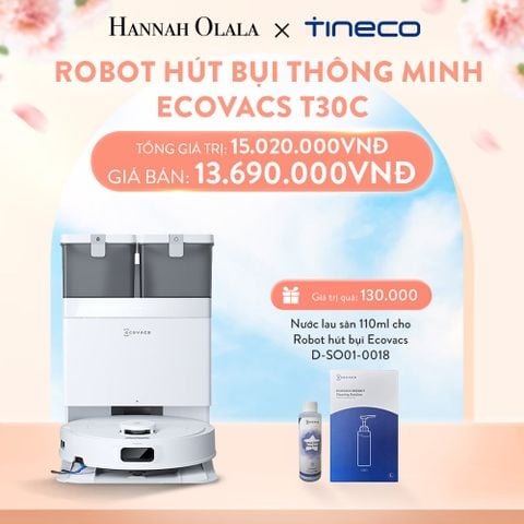  A263_DEAL 4: ROBOT HÚT BỤI THÔNG MINH ECOVACS T30C 