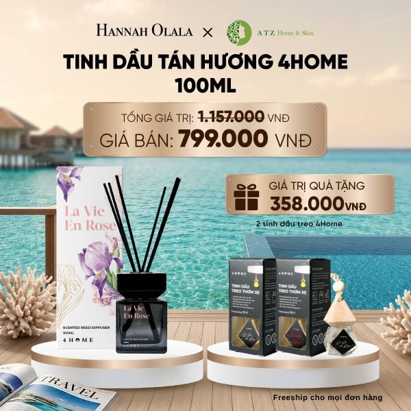  MỚI - MUA TINH DẦU TÁN HƯƠNG 4HOME 100ML_ D645 
