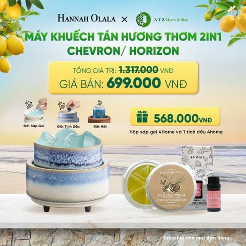  MÁY KHUẾCH TÁN HƯƠNG THƠM 2IN1 CHEVRON/ HORIZON DEAL 2: - A566 