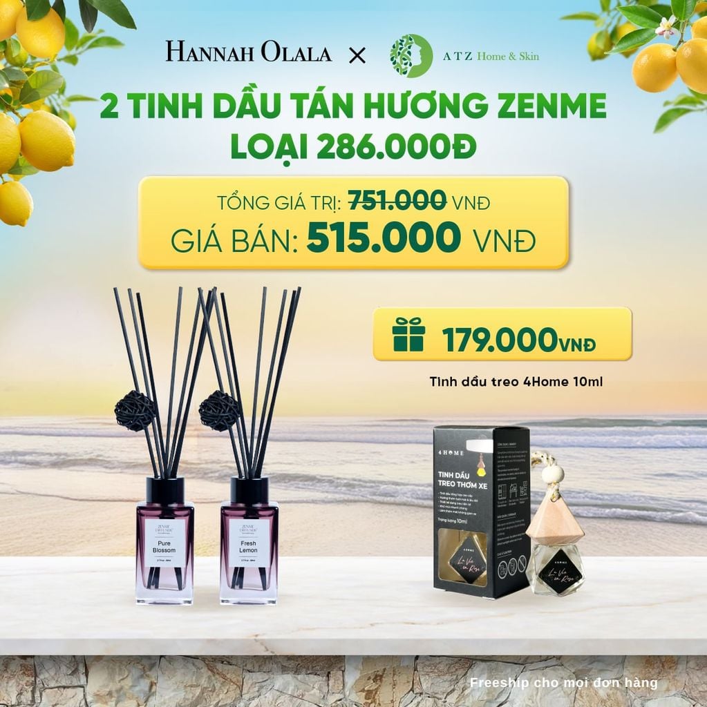  MUA 2 TINH DẦU TÁN HƯƠNG ZENME DEAL 5: - A581 