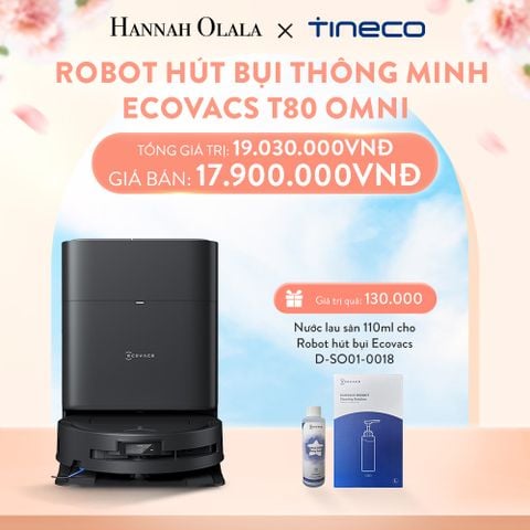  A261_DEAL 3: ROBOT HÚT BỤI THÔNG MINH ECOVACS T80 OMNI 