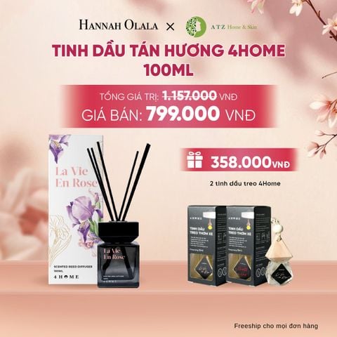  TINH DẦU TÁN HƯƠNG 4HOME 100ML DEAL 1: - A432 