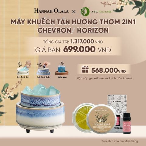  MÁY KHUẾCH TÁN HƯƠNG THƠM 2IN1 CHEVRON/ HORIZON DEAL 2: - A2189 