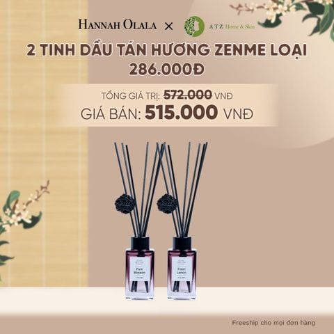  COMBO 2 TINH DẦU TÁN HƯƠNG ZENME DEAL 4: - A2204 