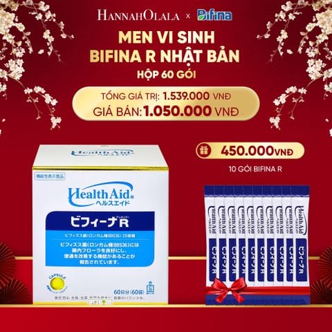  DEAL 4: MEN VI SINH BIFINA R - HỘP 60 GÓI 