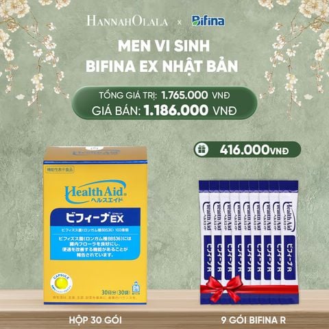  DEAL 2: MEN VI SINH BIFINA EX HỘP 30 GÓI 