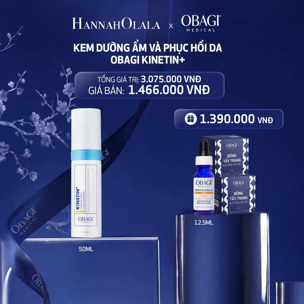  E11_DEAL 11: KEM DƯỠNG ẨM VÀ PHỤC HỒI DA OBAGI KINETIN+ 50ML​ 