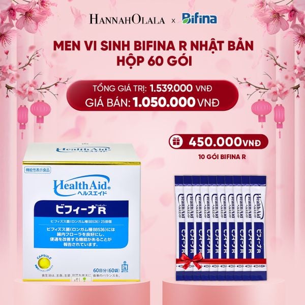  DEAL 4: MEN VI SINH BIFINA R - HỘP 60 GÓI 