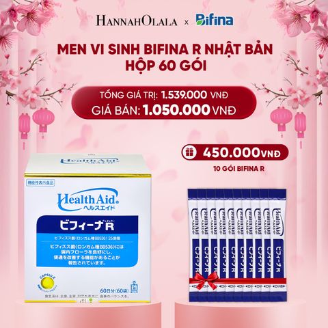 DEAL 4: MEN VI SINH BIFINA R - HỘP 60 GÓI 