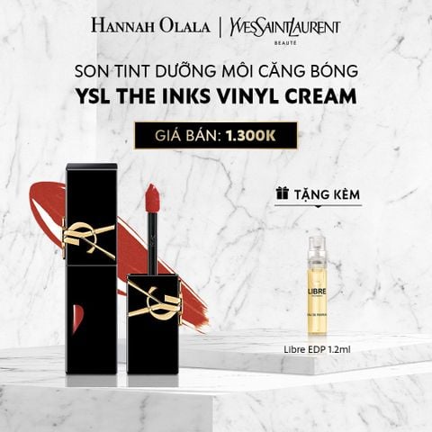  A981_DEAL 10: SON TINT DƯỠNG MÔI CĂNG BÓNG YSL THE INKS VINYL CREAM 