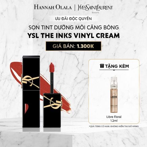  C481_DEAL 13 : SON TINT DƯỠNG MÔI CĂNG BÓNG YSL THE INKS VINYL CREAM 