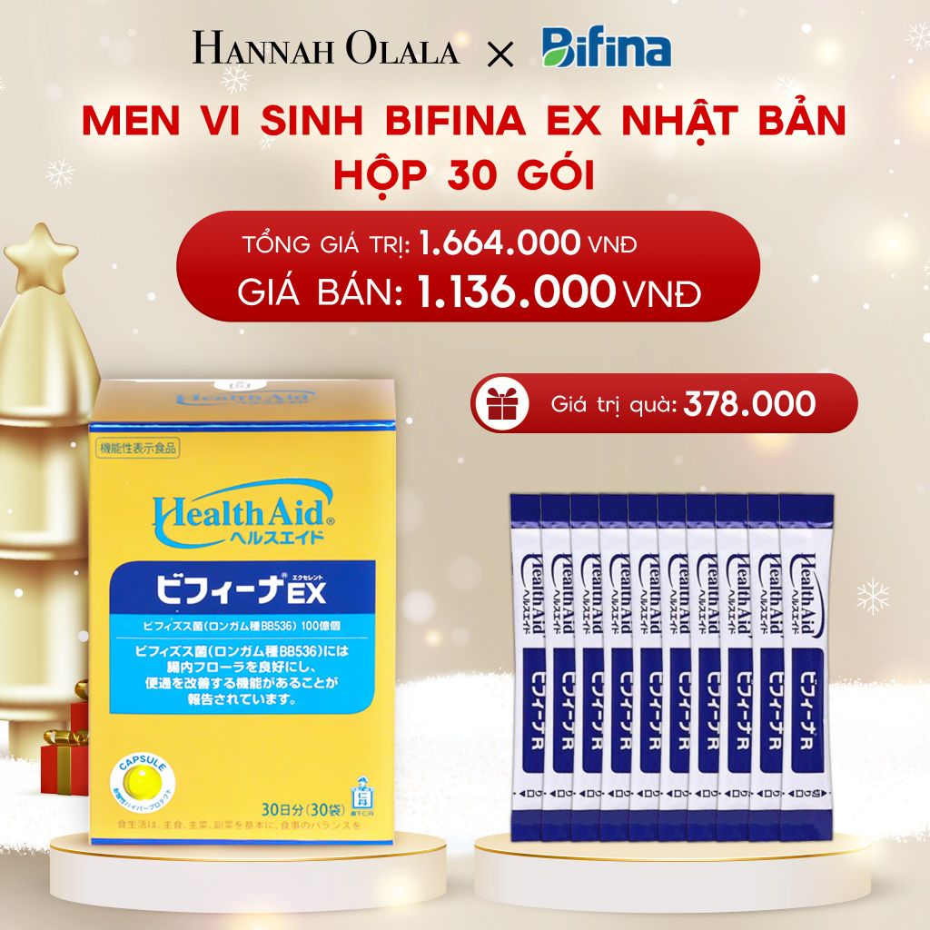  DEAL 2: MEN VI SINH BIFINA EX HỘP 30 GÓI 