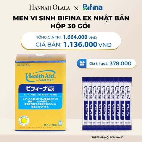  DEAL 2: MEN VI SINH BIFINA EX HỘP 30 GÓI 