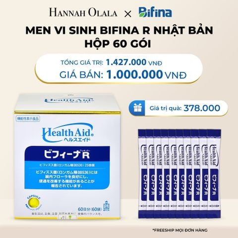  DEAL 4: MEN VI SINH BIFINA R - HỘP 60 GÓI 