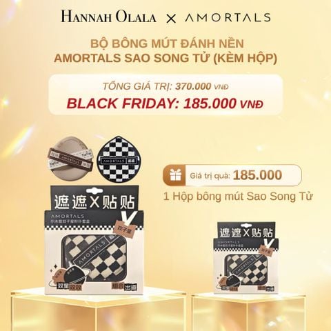  DEAL 2: BỘ BÔNG MÚT ĐÁNH NỀN AMORTALS SAO SONG TỬ (KÈM HỘP) 