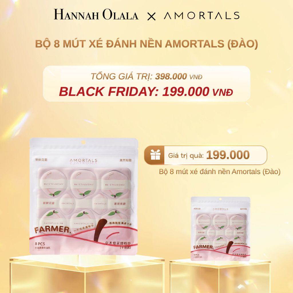  DEAL 4: BỘ 8 MÚT XÉ ĐÁNH NỀN AMORTALS (ĐÀO) 