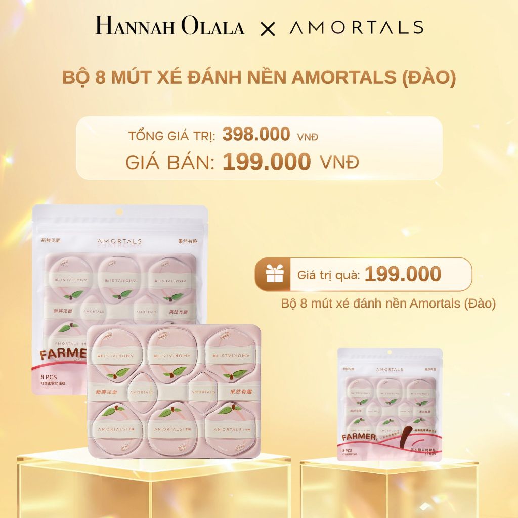  DEAL 4: BỘ 8 MÚT XÉ ĐÁNH NỀN AMORTALS (ĐÀO) 