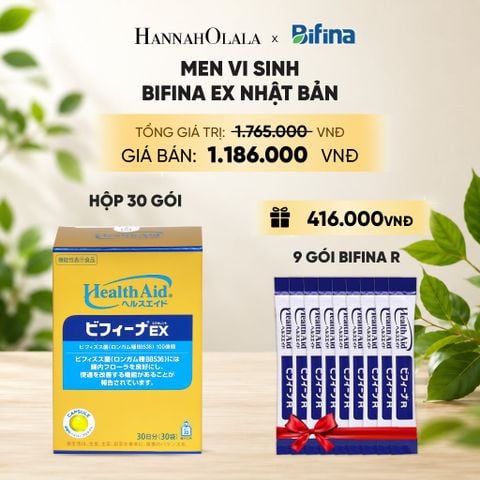  MEN VI SINH BIFINA EX HỘP 30 GÓI _ DEAL 2 