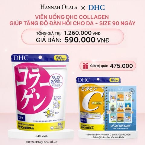  E683_DEAL 3: THỰC PHẨM BẢO VỆ SỨC KHỎE DẠNG VIÊN UỐNG DHC COLLAGEN GIÚP TĂNG ĐỘ ĐÀN HỒI CHO DA - SIZE 90 NGÀY 