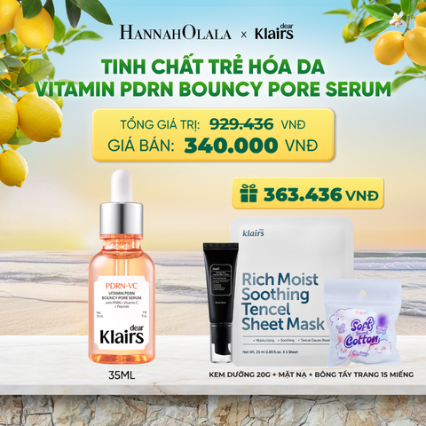 DEAR KLAIRS TINH CHẤT VITAMIN PDRN BOUNCY PORE SERUM 35 ML - A428 