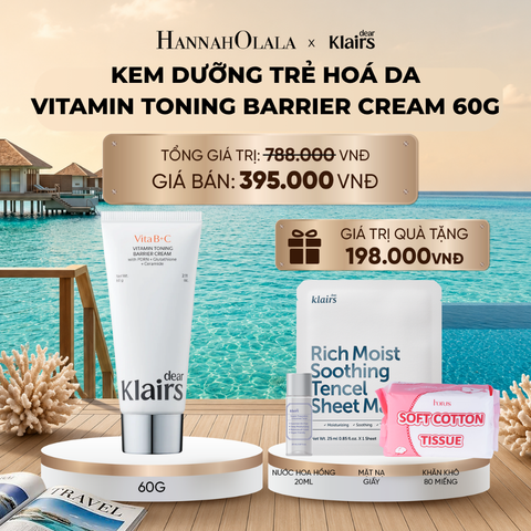  DEAR KLAIRS KEM DƯỠNG VITAMIN TONING BARRIER CREAM 60G 