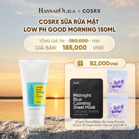  COSRX SỮA RỬA MẶT LOW PH GOOD MORNING GEL CLEANSER 150ML - B609 