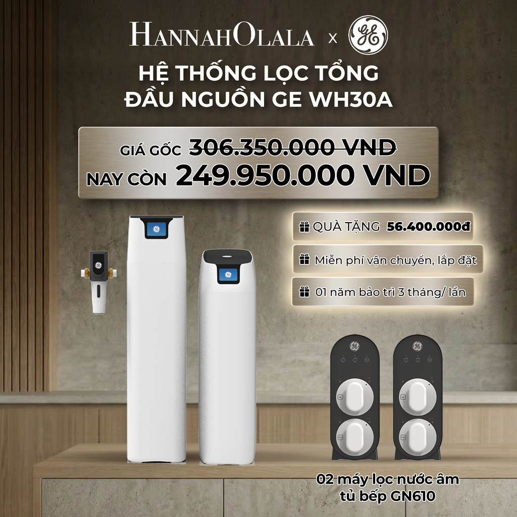  DEAL 5: HỆ THỐNG LỌC TỔNG ĐẦU NGUỒN GE WH30A 