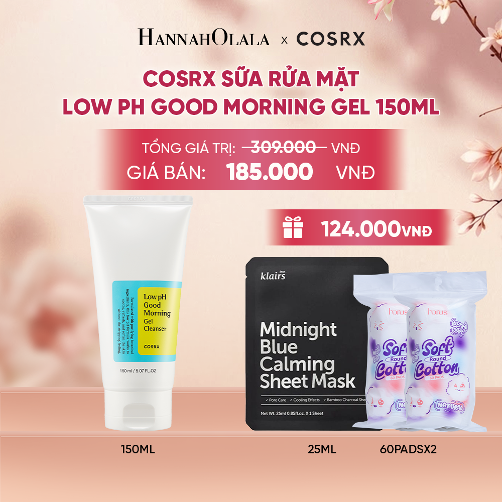  COSRX SỮA RỬA MẶT LOW PH GOOD MORNING GEL CLEANSER 150ML - A658 