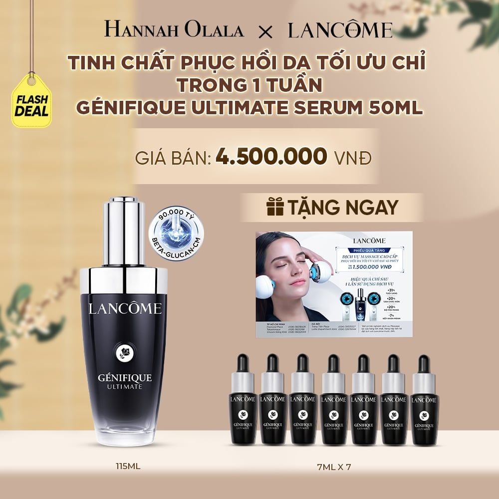  TINH CHẤT PHỤC HỒI DA TỐI ƯU CHỈ SAU 1 TUẦN GÉNIFIQUE ULTIMATE SERUM 50ML - A671 