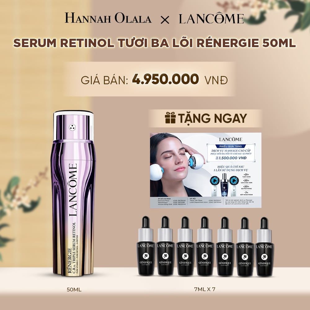 SERUM RETINOL TƯƠI BA LÕI RÉNERGIE 50ML - A675 