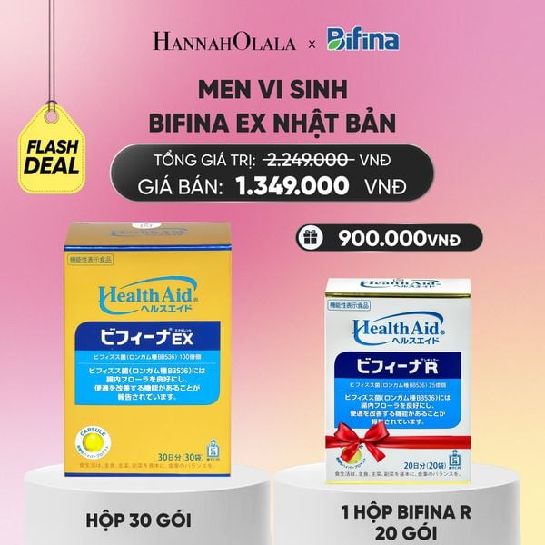  MEN VI SINH BIFINA EX NHẬT BẢN HỘP 30 GÓI - FLASH DEAL_A2130 