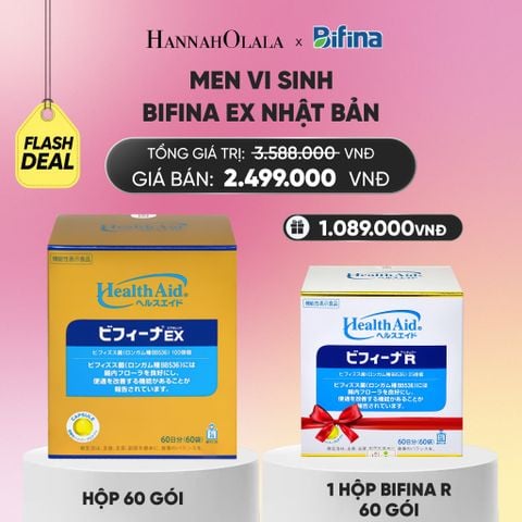  MEN VI SINH BIFINA EX HỘP 60 GÓI - FLASH DEAL_A2131 