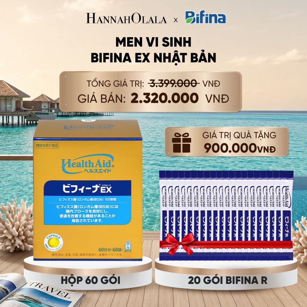  MEN VI SINH BIFINA EX HỘP 60 GÓI_ D20 
