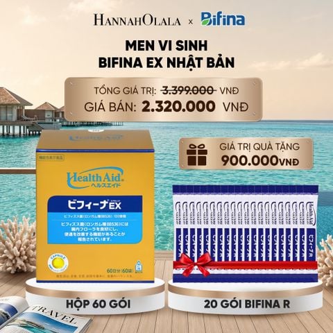  MEN VI SINH BIFINA EX HỘP 60 GÓI_ D20 