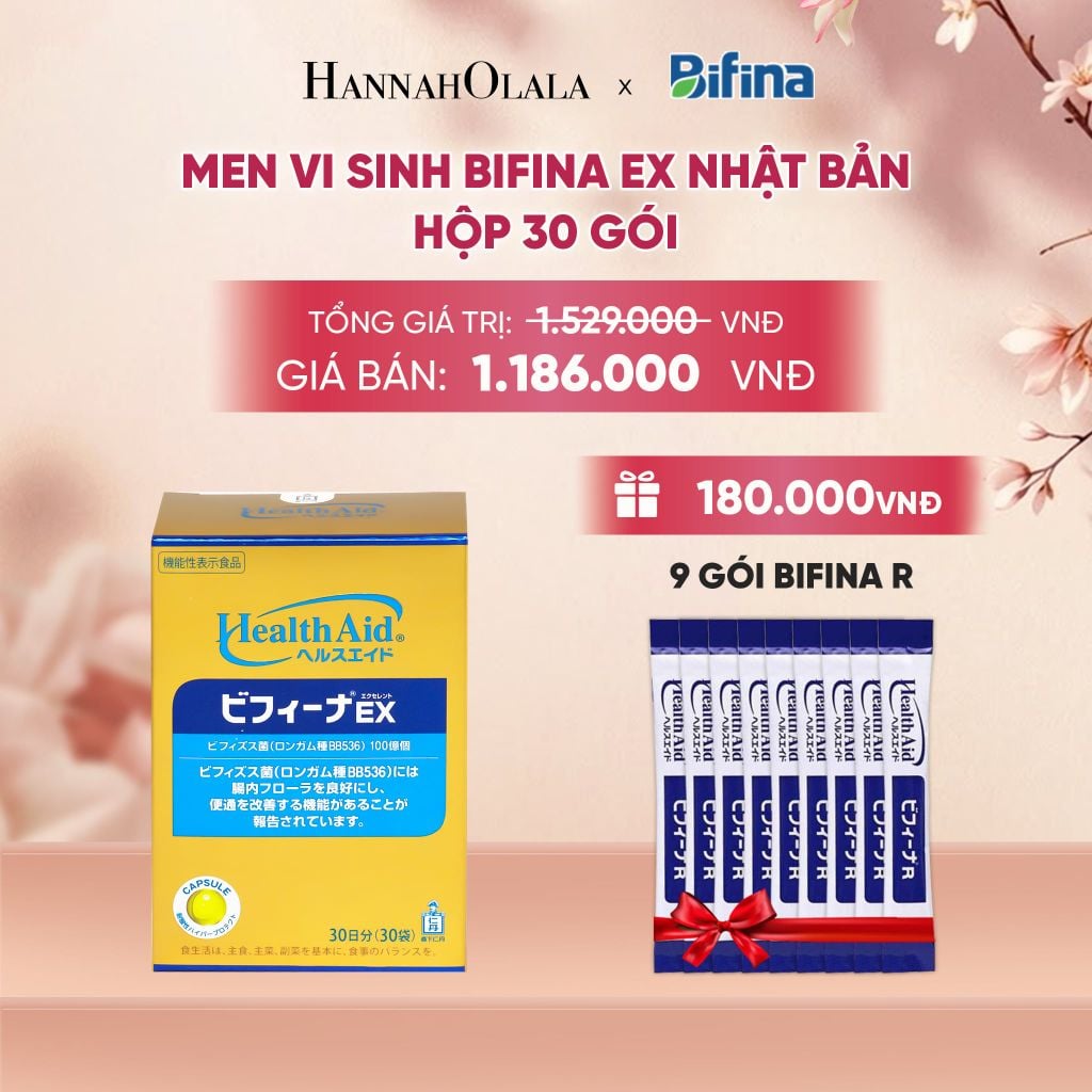 MEN VI SINH BIFINA EX HỘP 30 GÓI _ DEAL 2 - A14 