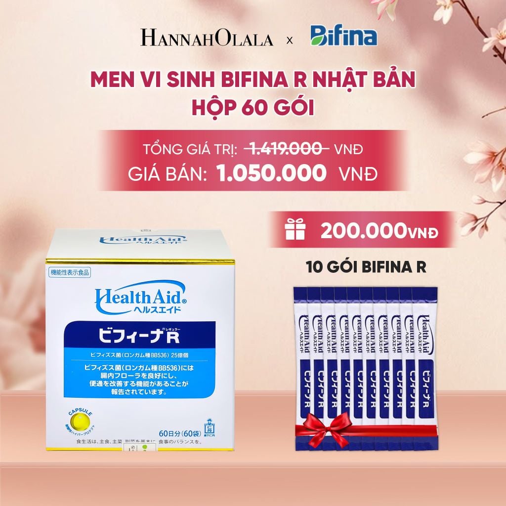  MEN VI SINH BIFINA R HỘP 60 GÓI _ DEAL 4 - A16 