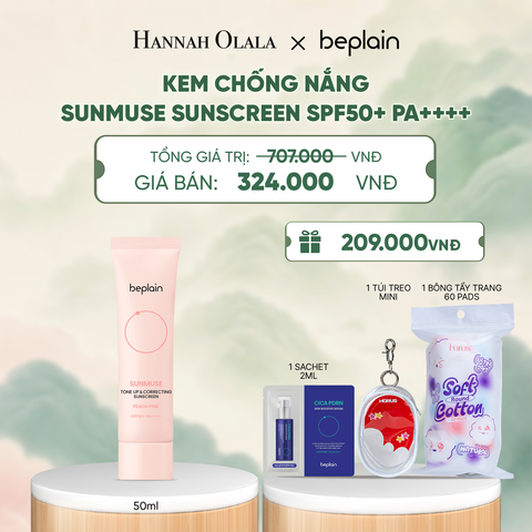  KEM CHỐNG NẮNG BEPLAIN SUNMUSE SUNSCREEN SPF50+ PA++++ 50ML PHÂN LOẠI BẤT KÌ - A1393 