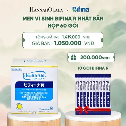  MEN VI SINH BIFINA R - HỘP 60 GÓI - DEAL 4 - A831 