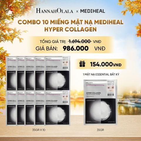  MEDIHEAL MẶT NẠ HYPER MASK 35G (COMBO 10 MIẾNG) BẤT KỲ - E68 